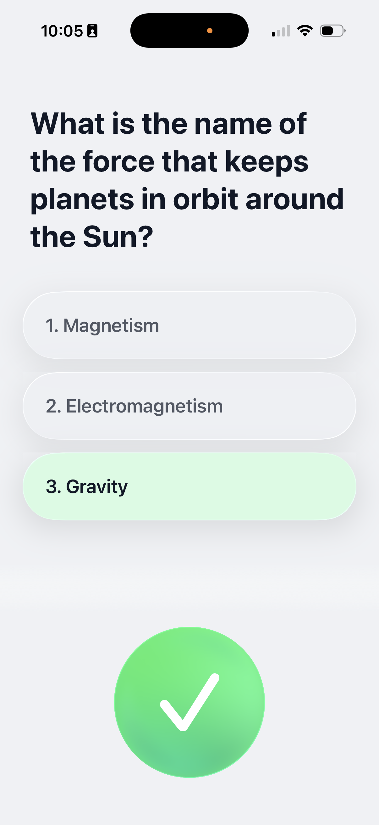 Road Trip Trivia on iPhone